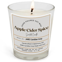Apple Cider Spice - Cinnamon, Clove, Nutmeg - Soy Wax Scented Candle - BIG FRENCHIES