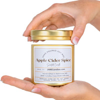 Apple Cider Spice - Cinnamon, Clove, Nutmeg - Soy Wax Scented Candle - BIG FRENCHIES