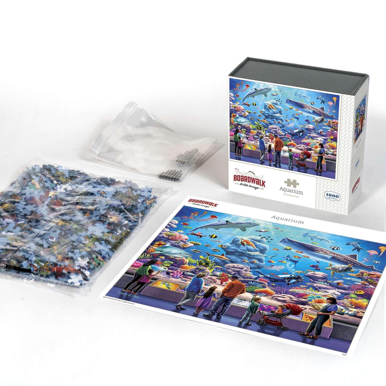 Aquarium 1000 Piece Jigsaw Puzzle | Boardwalk Puzzles - BIG FRENCHIES