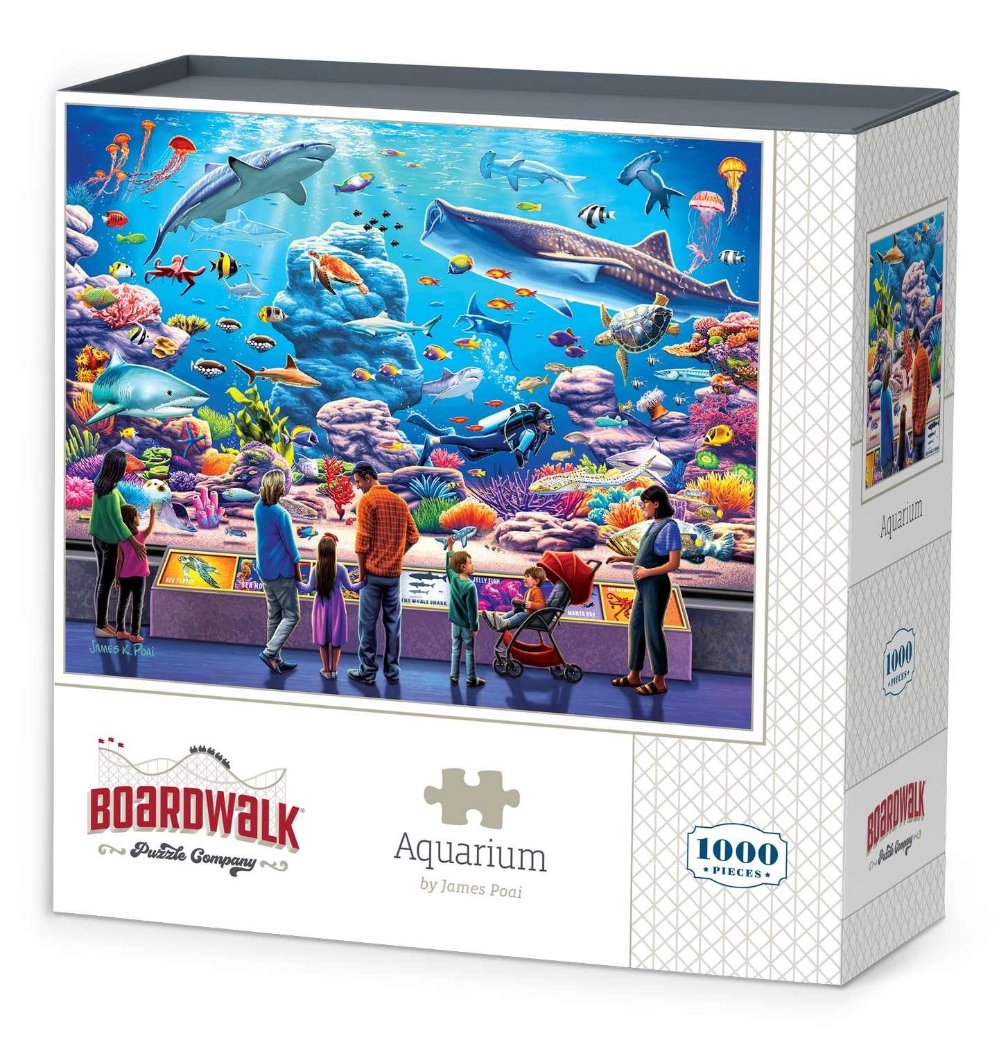 Aquarium 1000 Piece Jigsaw Puzzle | Boardwalk Puzzles - BIG FRENCHIES