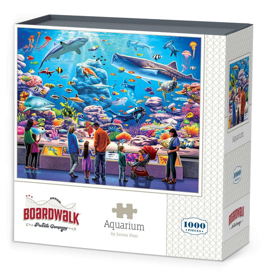 Aquarium 1000 Piece Jigsaw Puzzle | Boardwalk Puzzles - BIG FRENCHIES