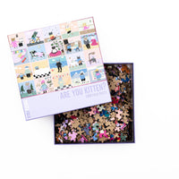 Are You Kitten? 1000-Piece Cat Puzzle by Puzzlefolk