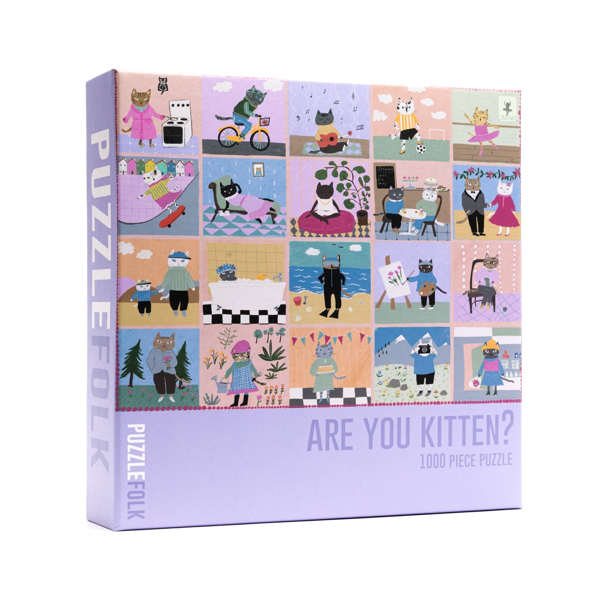 Are You Kitten? 1000-Piece Cat Puzzle by Puzzlefolk