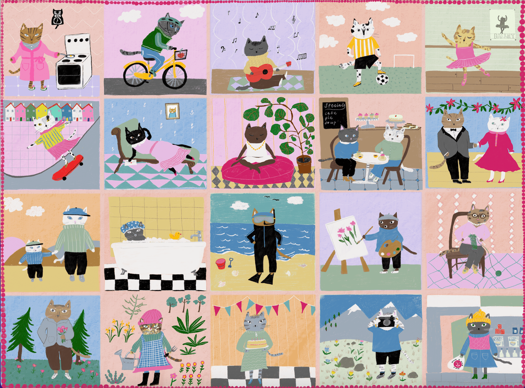 Are You Kitten? 1000-Piece Cat Puzzle by Puzzlefolk