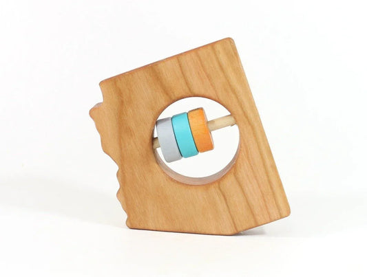 Arizona State Wooden Baby Rattle™ - BIG FRENCHIES
