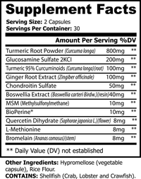 Arthrex Platinum Turmeric | Joint & Motion Health Capsules | 60 Count