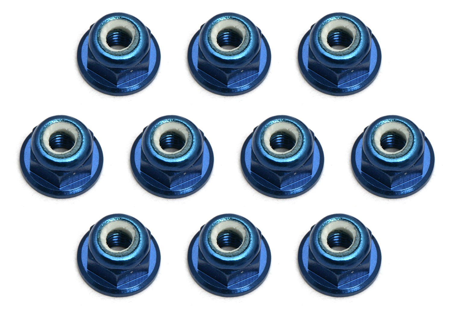Team Associated Factory Team Blue 3mm Locknut (10)