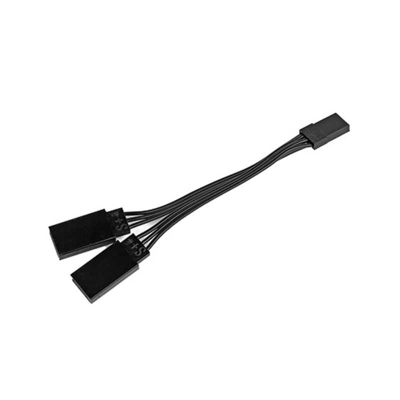 Team Associated Reedy Power RX/Servo Y-Connector 95mm, Black 27170
