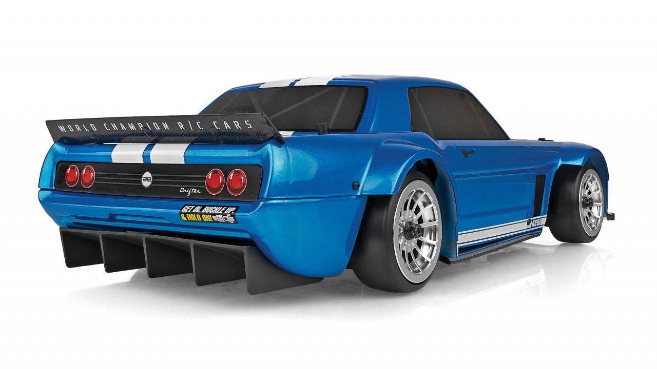 Team Associated DC10 RTR 1/10 Electric Brushless RWD Drift Car Combo – Blue (30133C)