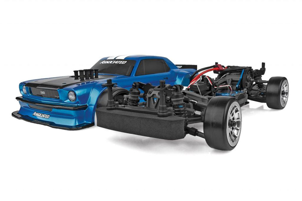 Team Associated DC10 RTR 1/10 Electric Brushless RWD Drift Car – Blue (30133)