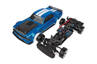 Team Associated DC10 RTR 1/10 Electric Brushless RWD Drift Car Combo – Blue (30133C)