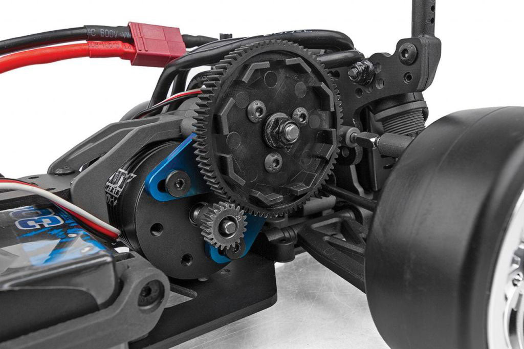 Team Associated DC10 RTR 1/10 Electric Brushless RWD Drift Car – Blue (30133)