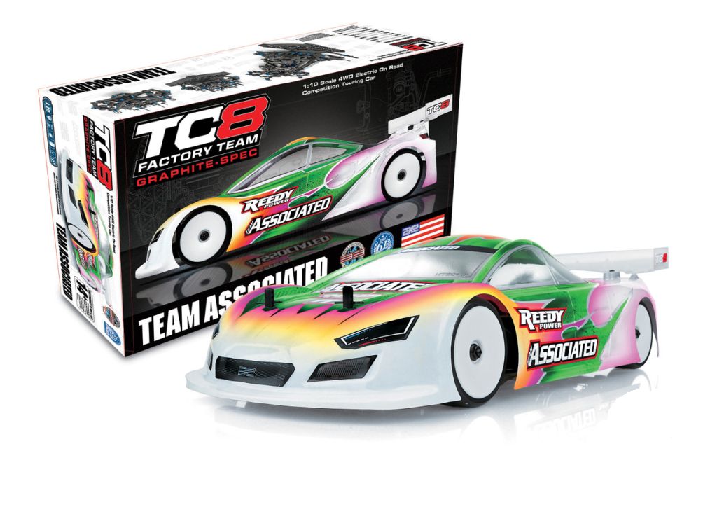Team Associated RC10 TC8 Graphite-Spec Team 1/10 On-Road Touring Car Kit (Graphite Chassis) 30141