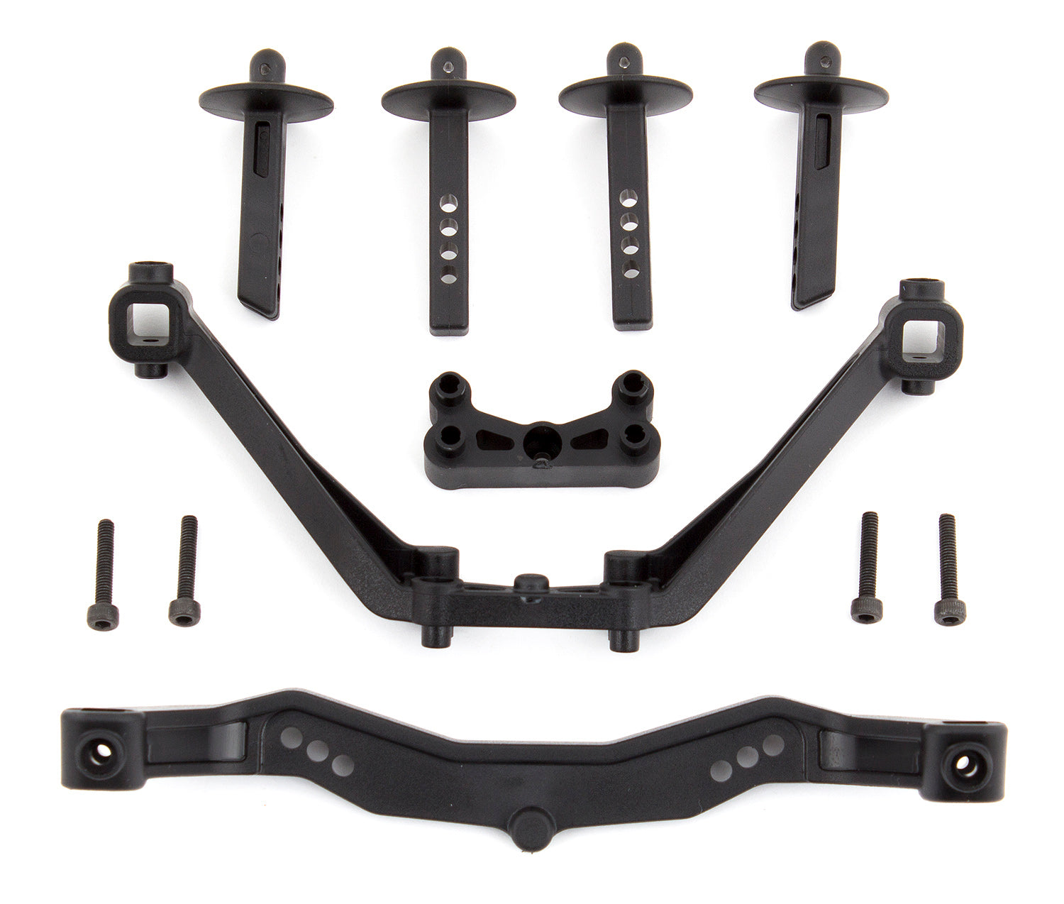 Team Associated SC6.1 Body Mounts Front and Rear for SC6.1
