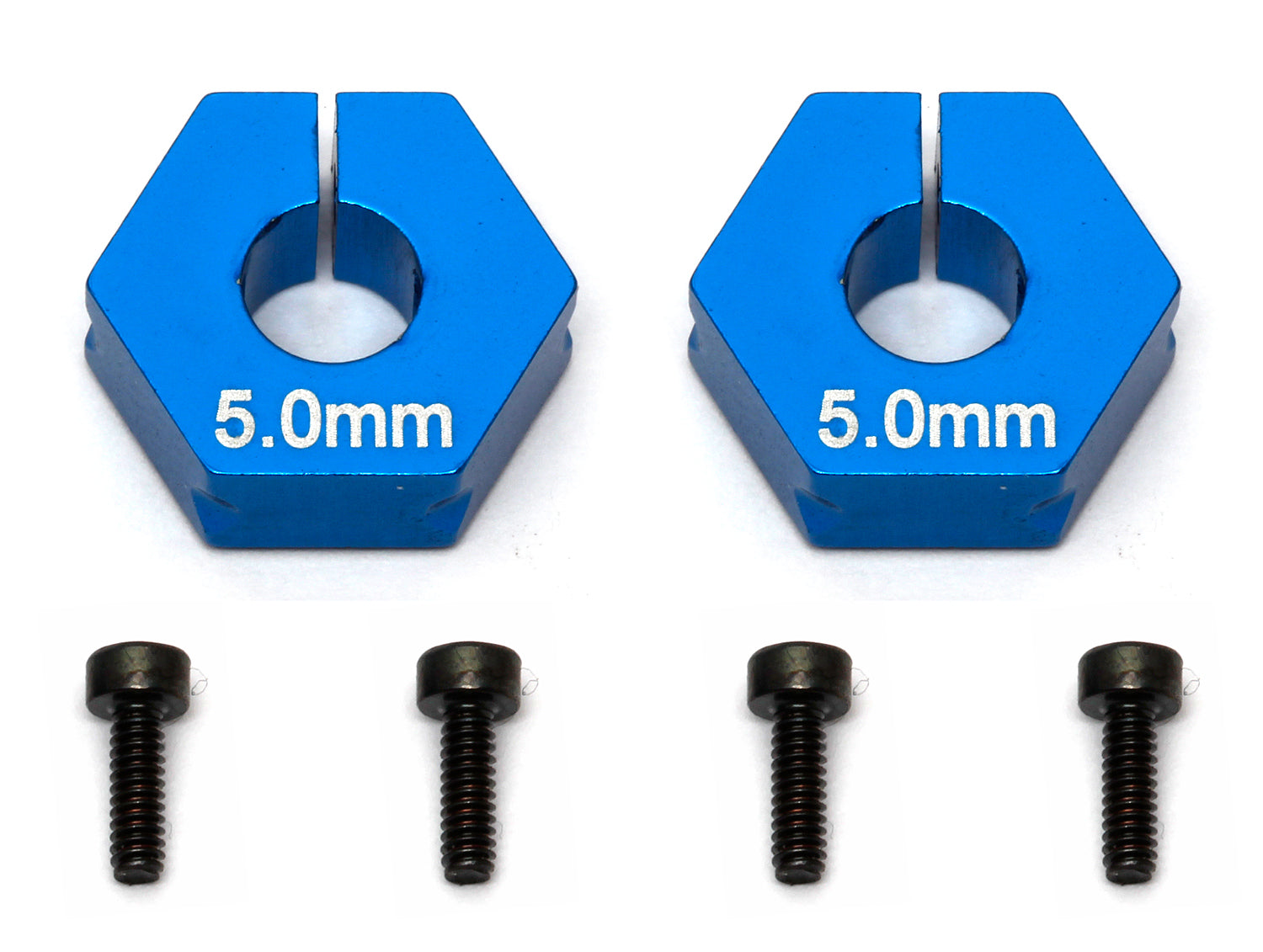 Team Associated Factory Team Clamping Wheel Hexes 5.0mm Offset for DR10 ProSC10 RC10 Reflex DB10 SR10