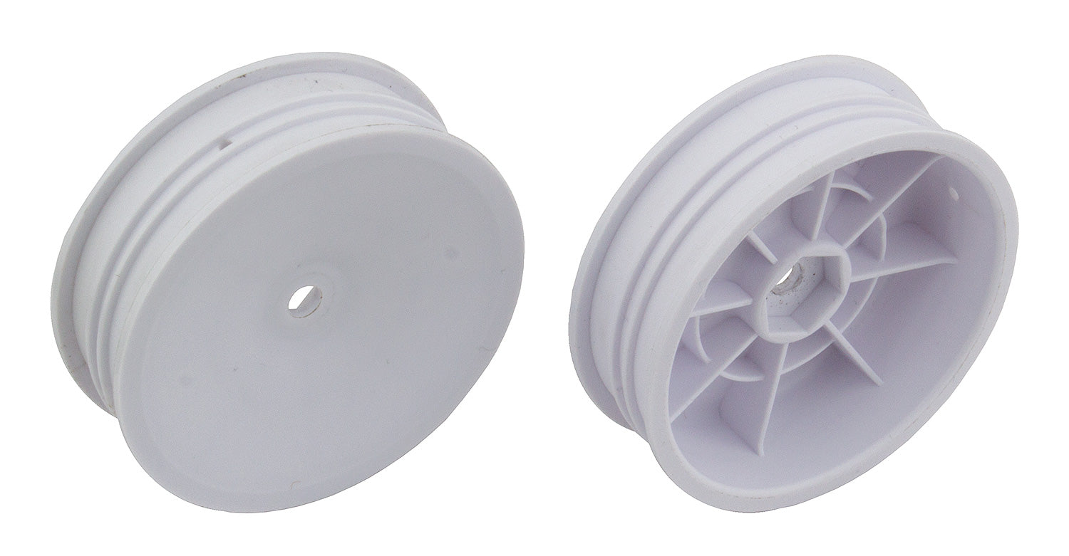Team Associated Slim 2WD 2.2 Front Wheels White 12mm Hex for B6 and B6D