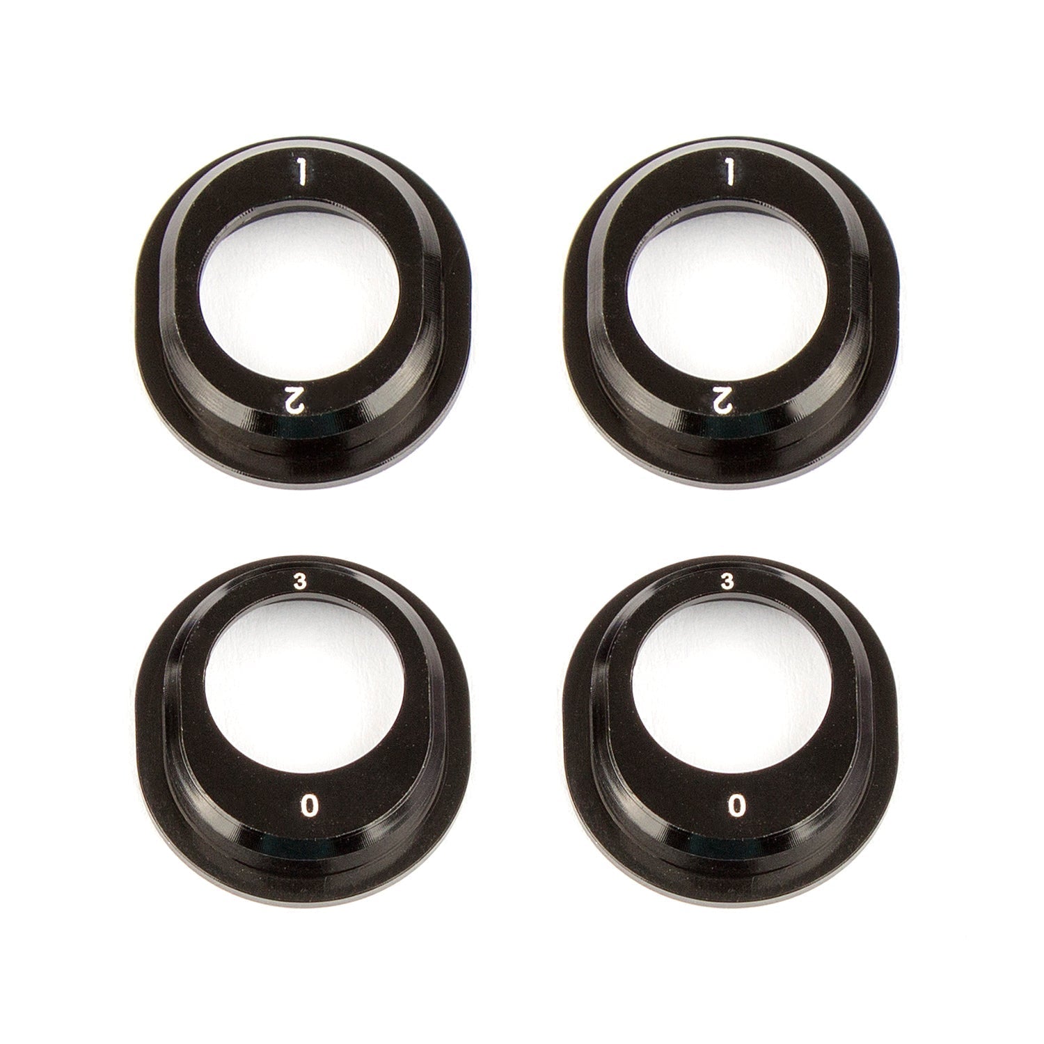 Team Associated Aluminum Differential Height Inserts for B6.1 Black