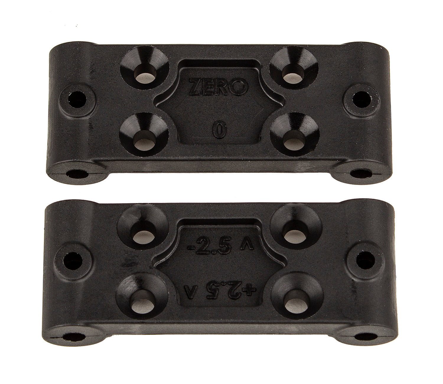 Team Associated RC10B6.4 Front Bulkhead Set (0 degree and 2.5 degree)