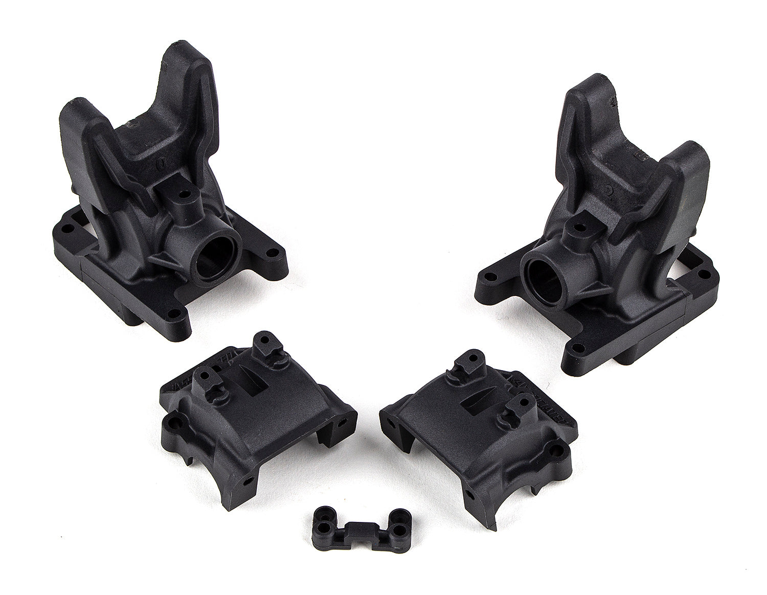 Team Associated RC10B74.2 FT Front Gearboxes 0 and 2 Diff Heights Carbon