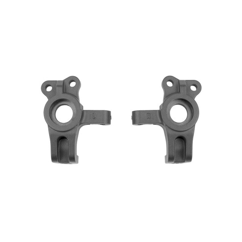Team Associated RC10B84 FT Carbon Steering Blocks, Adjustable KPI 92521