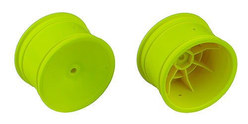 Team Associated 2WD/4WD Rear Wheels 2.2 in 12 mm Hex Yellow for B5M B6 B6.1 B6.1D