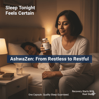 AshwaZen Organic Ashwagandha | (60 Count)
