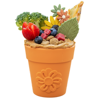 Large Flower Pot eCup Dog Treat Dispenser | Durable USA-Made Enrichment Toy | SodaPup - BIG FRENCHIES