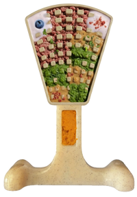 Waffle Tower Nylon Chew & Enrichment Toy | 2-in-1 for Aggressive Chewers | SodaPup - BIG FRENCHIES