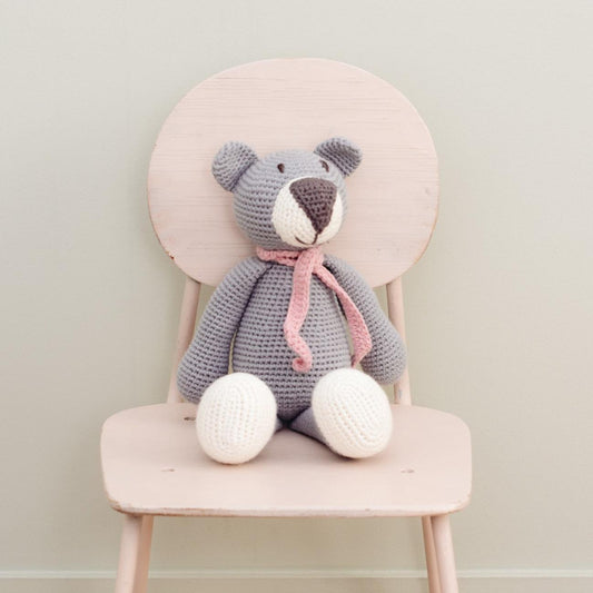 Atty the bear - grey