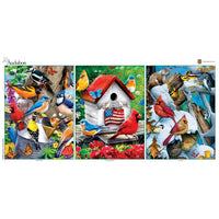 Audubon - 500 Piece Jigsaw Puzzles 3 Pack by Masterpieces - BIG FRENCHIES