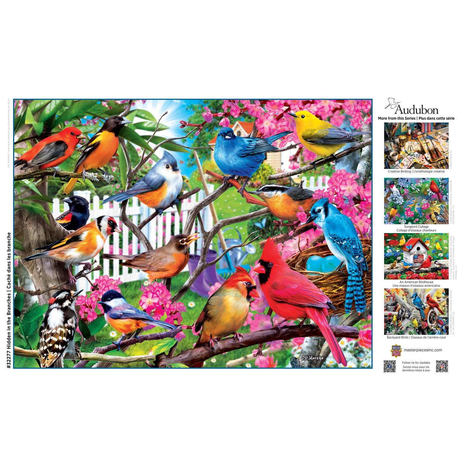 Audubon - Hidden in the Branches 300 Piece Puzzle by Masterpieces Puzzles - BIG FRENCHIES