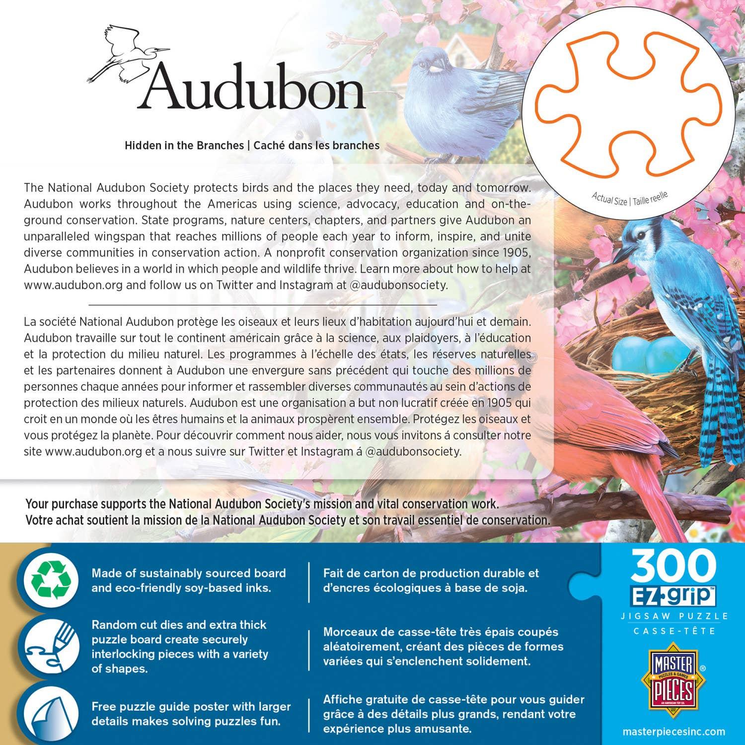 Audubon - Hidden in the Branches 300 Piece Puzzle by Masterpieces Puzzles - BIG FRENCHIES