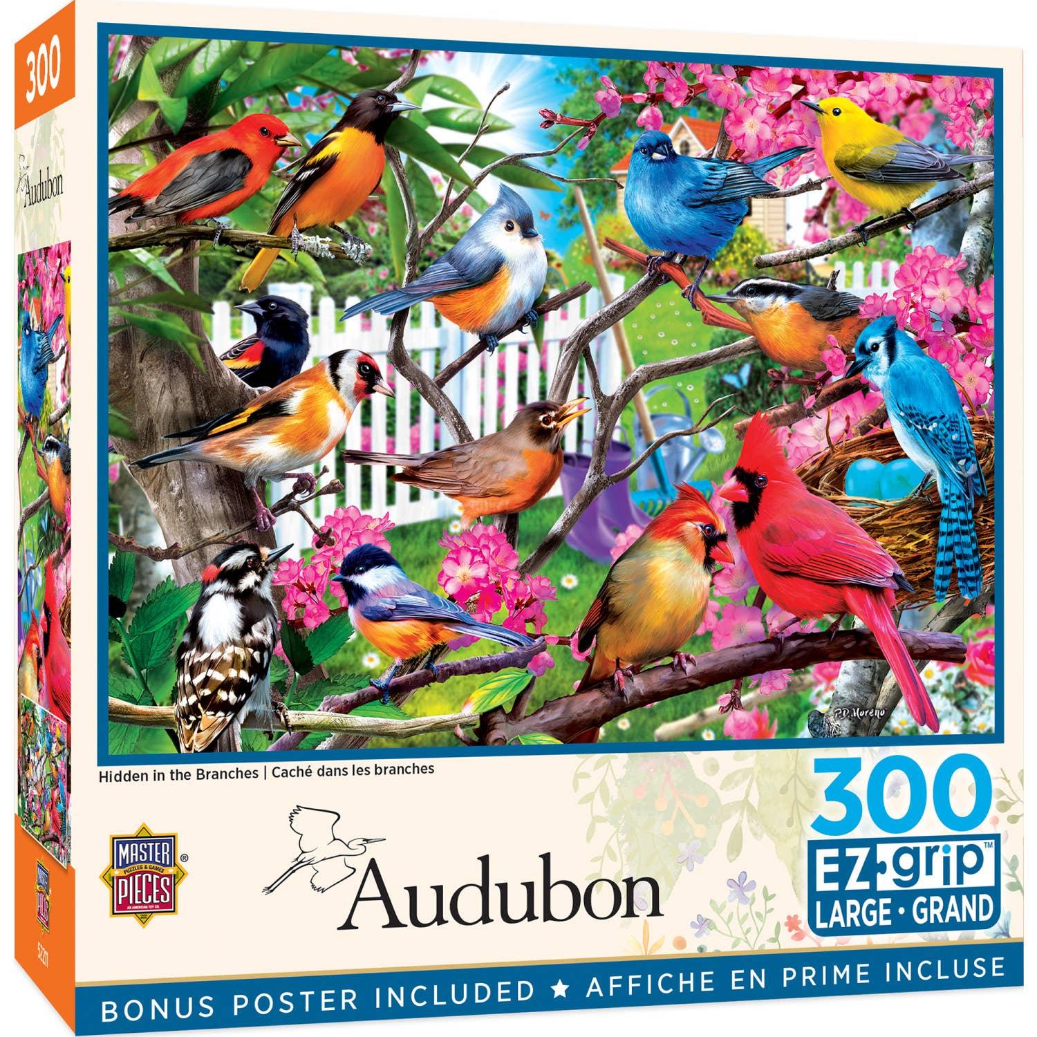 Audubon - Hidden in the Branches 300 Piece Puzzle by Masterpieces Puzzles - BIG FRENCHIES