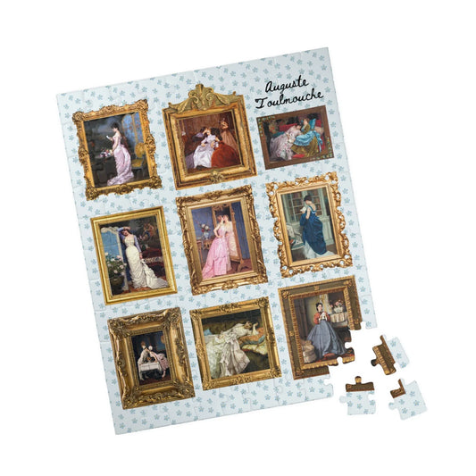 Auguste Toulmouche Paintings: Puzzle - BIG FRENCHIES