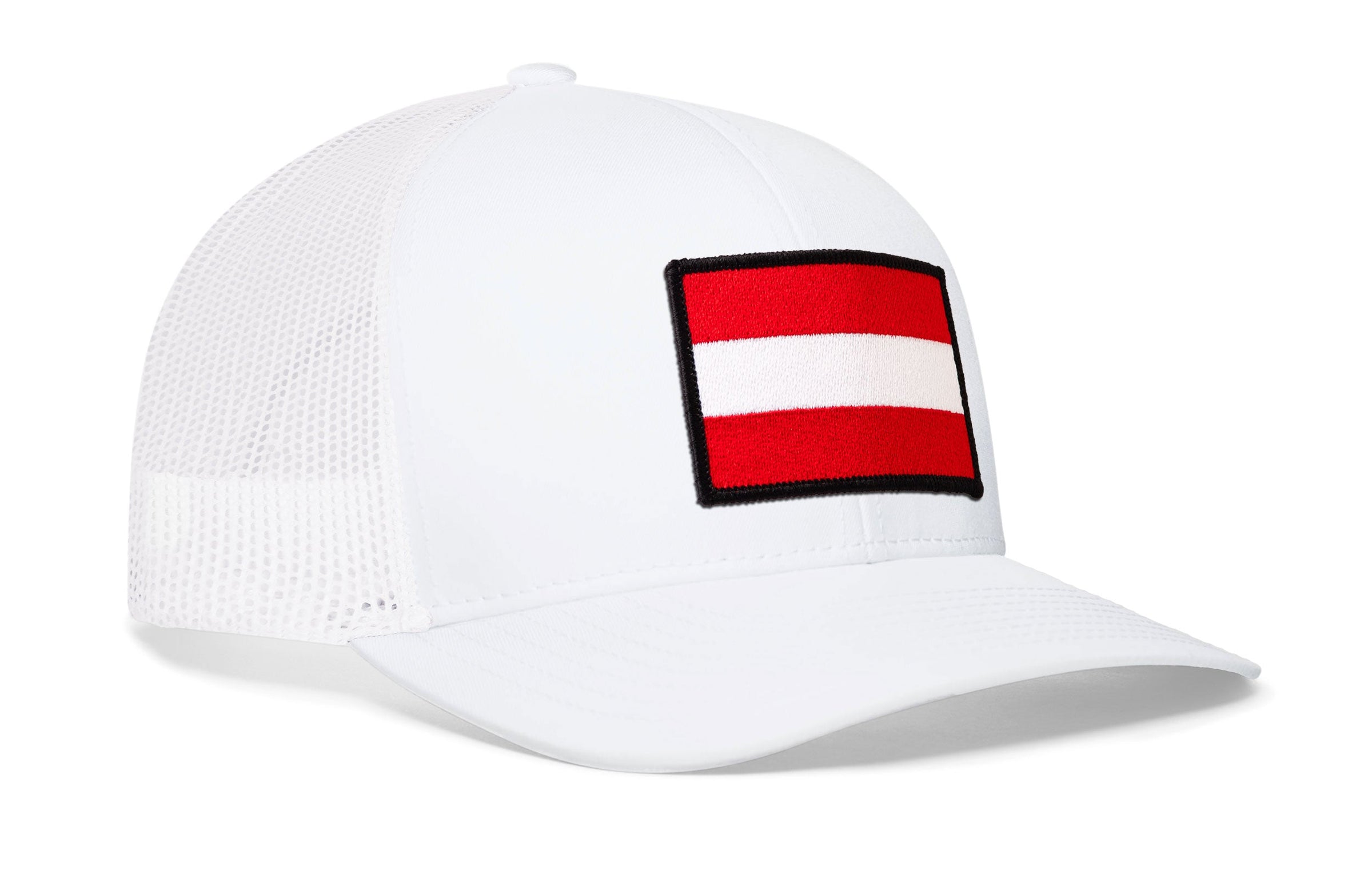 Austria Flag Trucker Hat  |  Austrian Snapback