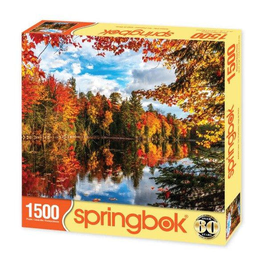 Autumn Lake 1500 Piece Jigsaw Puzzle by Springbok Puzzles - BIG FRENCHIES