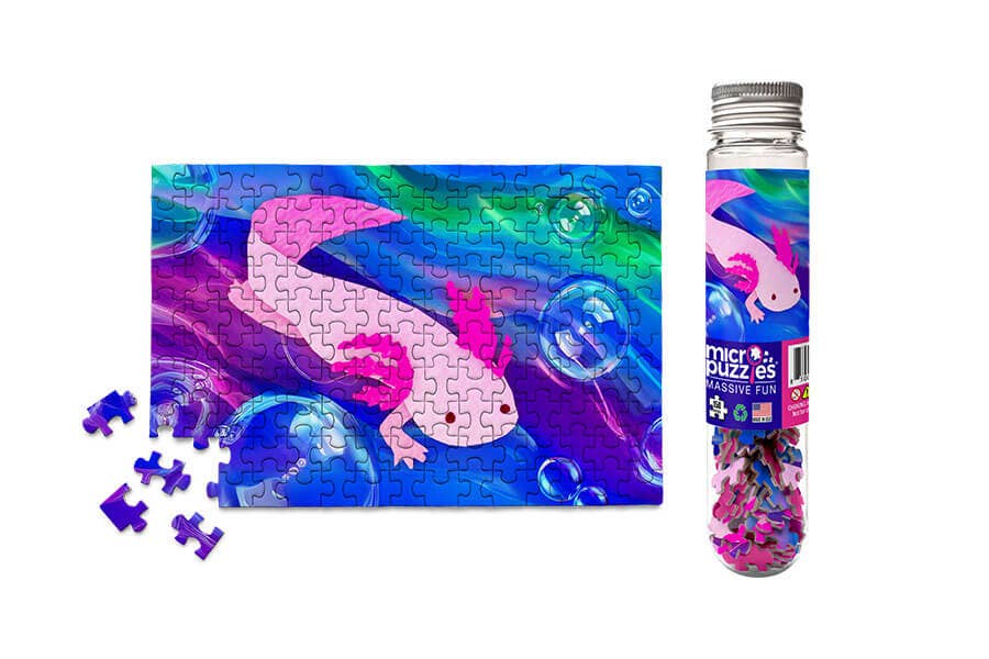 Axolotl Mini Jigsaw Puzzle | MicroPuzzles