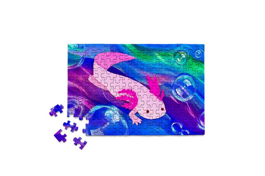 Axolotl Mini Jigsaw Puzzle | MicroPuzzles