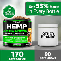 Hemp Calming Chews for Dogs 170 Count Chicken Flavor