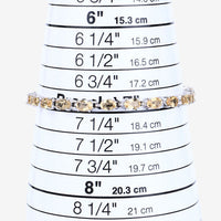 9.03 Carat Genuine Citrine .925 Sterling Silver Bracelet