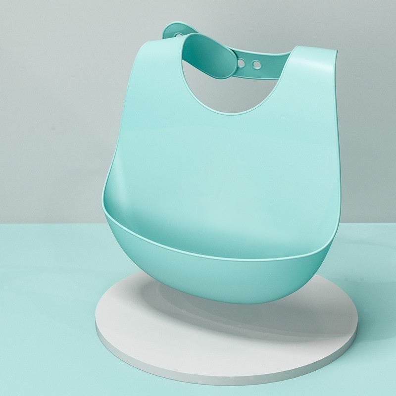 Baby Waterproof And Stain-resistant Food-grade Silicone Bib