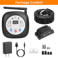 1Set 328FT Electric Wireless Dog Fence System With GPS Location Monitor Collar Receiver Rechargeable Beep Vibration Fenc