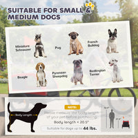 Dog Bike Trailer for Small & Medium Dogs, Universal Bicycle Coupler, Flip-Down Ramp Tailgate, Red
