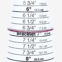 3.35 Carat Genuine Ruby .925 Sterling Silver Bracelet