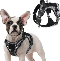 No Pull Tactical Dog Harness Molle Vest Adjustable Medium Large Dogs