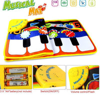 Baby Electronic Music Piano Play Mat Multi-function 8 Instruments Mode Musical Carpets For Kids - BIG FRENCHIES