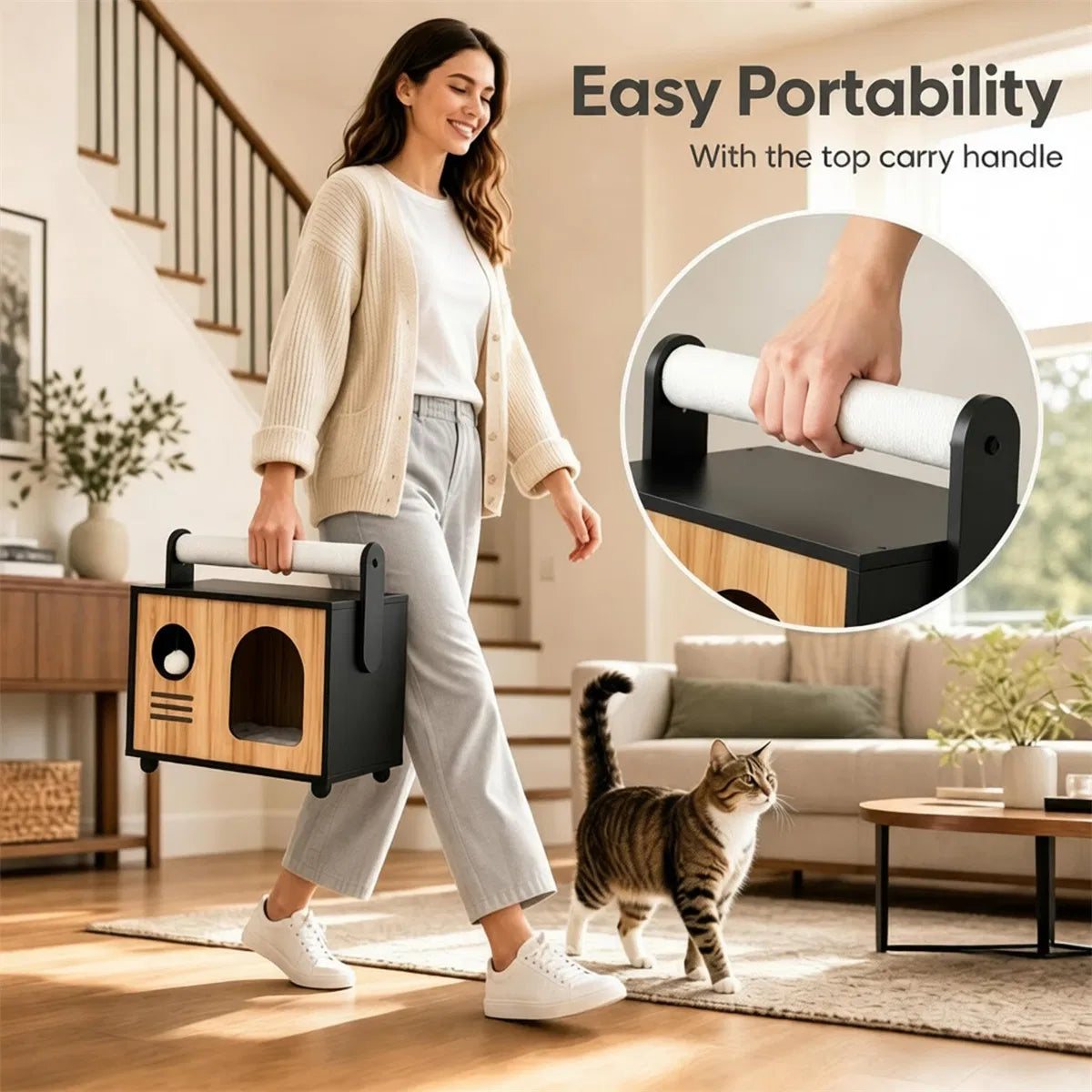 Cat and Dog Kennel Modern 19 Inches X 12 X 17.5