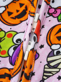 PoshTOT Sanrio Hello Kitty Pumpkin Bamboo Baby Convertible Zippy Romper