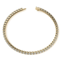 12.00 CTW Lab Grown Diamond Tennis Bracelet | G/VS AGI Certified | 14kt White or Yellow Gold