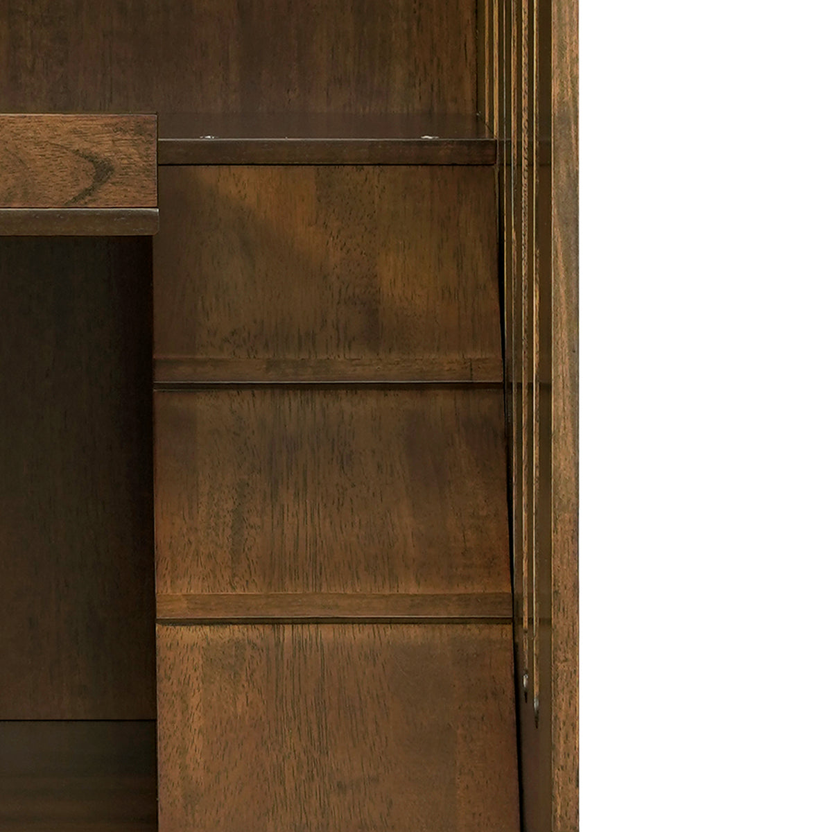 Basia Indoor Rubber Wood Cat Cabinet with Wheels, Ventilated Indoor Cat Condo with Multi-Level Shelves & Lockable Door, 